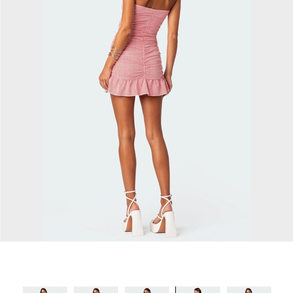 Gaia Gathered Mini Dress